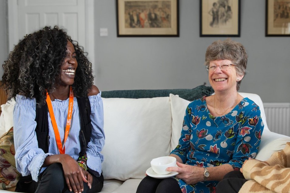 CareGiver and Client Talking